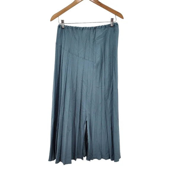 Babette Women's Pleated Flowy Midi Skirt - M - Picture 5 of 5